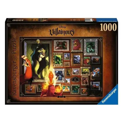 RAVENSBURGER Puzzle Disney Villainous: Scar 1000 dílků