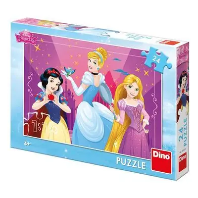 DINO Puzzle Odvážné Disney princezny 24 dílků