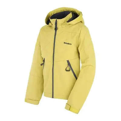 Husky Dětská softshell bunda Salex K lime green 164-170