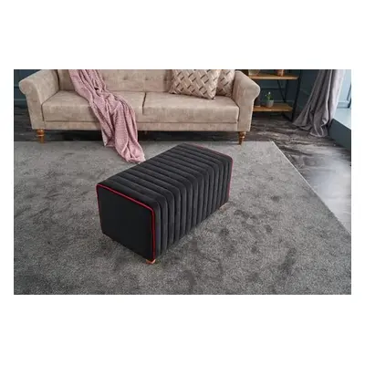 Atelier del Sofa Pouffe Mabel Puf - Black AnthracitePink