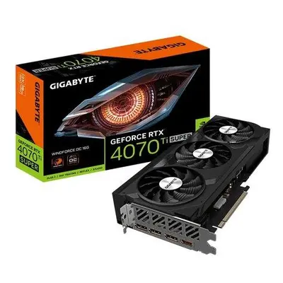 GIGABYTE GeForce RTX 4070 Ti SUPER WINDFORCE OC 16G, GV-N407TSWF3OC-16GD