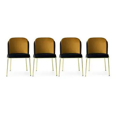 Hanah Home Chair Set (4 Pieces) Dore - 106 V4 BlackGold