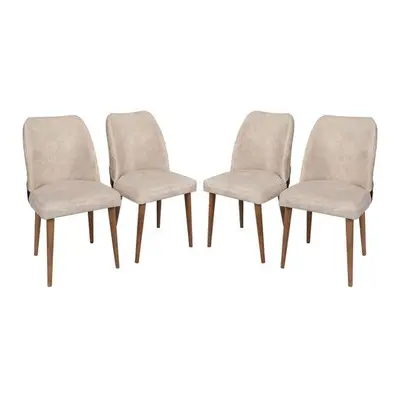 Hanah Home Chair Set (4 Pieces) Nova 071 V4 CreamWalnut