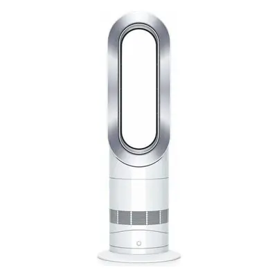 Dyson Hot+Cool AM09 ventilátor, podlahový, 2000 W, displej, bezvrtulový, dálkové ovládání, bílá 