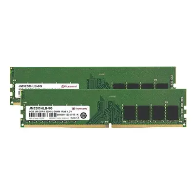 Transcend paměť 16GB DDR4 3200 U-DIMM (JetRam) KIT (2x8GB) 1Rx8 CL22, JM3200HLB-16GK