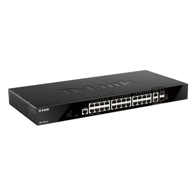 D-Link DGS-1520-28 24 ports GE + 2 10GE ports + 2 SFP+ Smart Managed Switch, DGS-1520-28/E