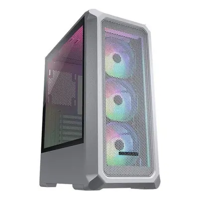 COUGAR Archon 2 Mesh RGB (White) | PC Case | Mid Tower / Mesh Front Panel / 3 x ARGB Fans / 3mm 