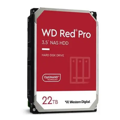 WD RED PRO 22TB / WD221KFGX / SATA III/ Interní 3,5"/ 7200rpm / 512MB