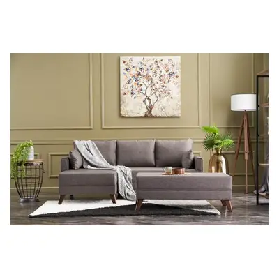 Atelier del Sofa Corner Sofa-Bed Bella Mini Corner Sofa Left - Brown