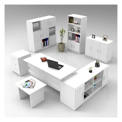 Hanah Home Office Furniture Set VO19-W White