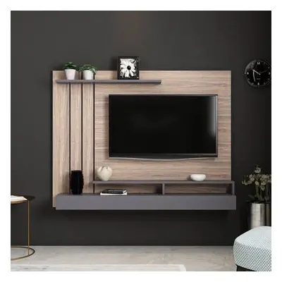 Hanah Home TV Unit Lawrance FumeOak