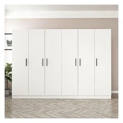 Hanah Home Wardrobe Kale - 3807 White