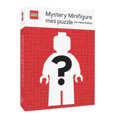 CHRONICLE BOOKS Mini Puzzle LEGO Mystery Minifigurka (Red Edition) 126 dílků