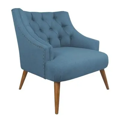 Atelier del Sofa Wing Chair Lamont - Night Blue