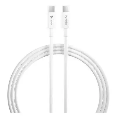 Devia kábel USB-C to USB-C PD 100W Smart Series Cable 1.5m - White