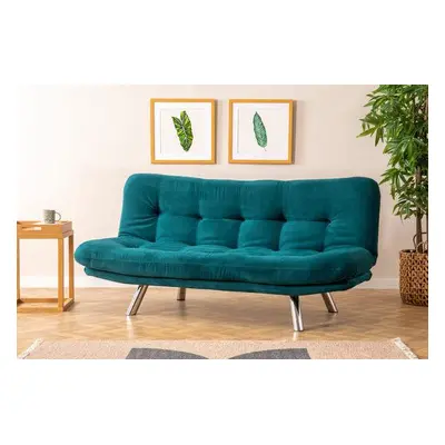 Atelier del Sofa 3-Seat Sofa-Bed Misa Small Sofabed - Petrol Green