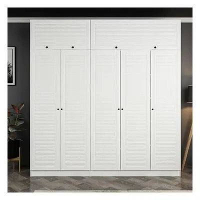 Hanah Home Wardrobe Kale - 8402 White