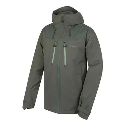 Husky Pánská hardshell bunda Nicker M faded green L