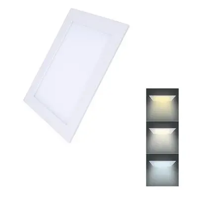 Solight WD147 LED mini panel CCT, podhledový, 6W, 450lm, 3000K, 4000K, 6000K, čtvercový