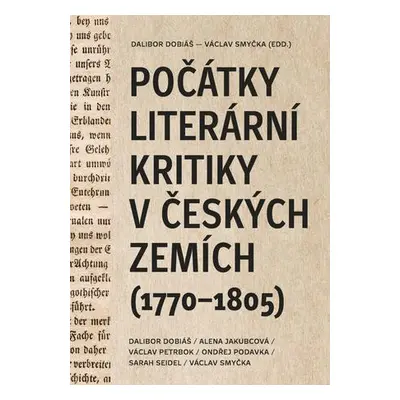 Počátky literární kritiky v českých zemích