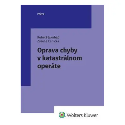 Oprava chyby v katastrálnom operáte