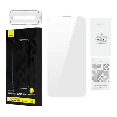 Tempered Glass Baseus 0.4mm Iphone 13 Pro Max/14 Plus + cleaning kit 6932172626273