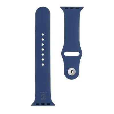 Tactical 838 Silikonový Řemínek pro Apple Watch 1/2/3/4/5/6/7/8/9/SE 42/44/45/49mm Navy Blue