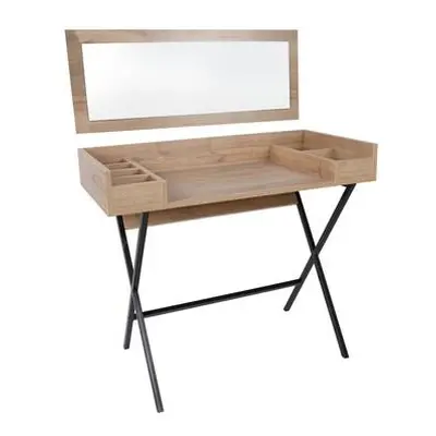 Hanah Home Make-Up Table Sofya WalnutBlack