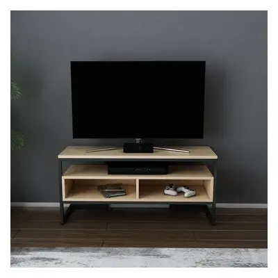 Hanah Home TV Stand Merrion - Black, Oak BlackOak