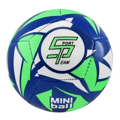 Fotbalový míč miniball SPORTTEAM, modro-neon.zelený