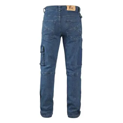 Kalhoty jeans CXS ALBI, pánské, modré, vel. 60