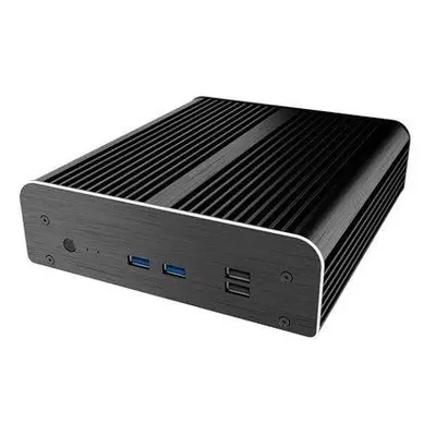 AKASA skříň Newton S7D / A-NUC38-M1B / pro Dawson Canyon / 2,5" SSD/HDD / Kensington / 2x USB 3