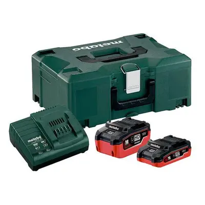 METABO 685079000 Set akumulátorů s nabíječkou 18V 1x3,1Ah + 1x5,5Ah Metaloc