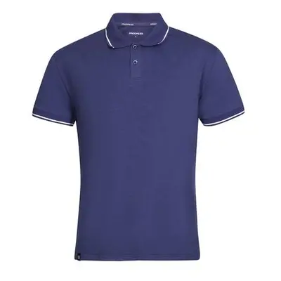 PROGRESS ORIGINAL BAMBUS POLO pánská polokošile XXXL tm.modrá, Tmavě