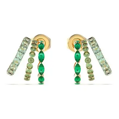 Guess Dámské pozlacené náušnice Crazy Earrings JUBE03307JWYGGNT/U