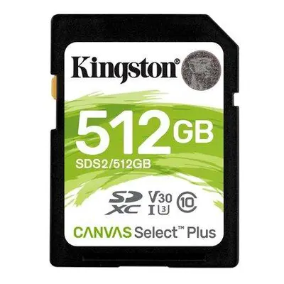 KINGSTON Canvas Select Plus 512GB SDXC / UHS-I / CL10