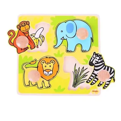 Bigjigs Toys BJ521 Vkládací puzzle safari