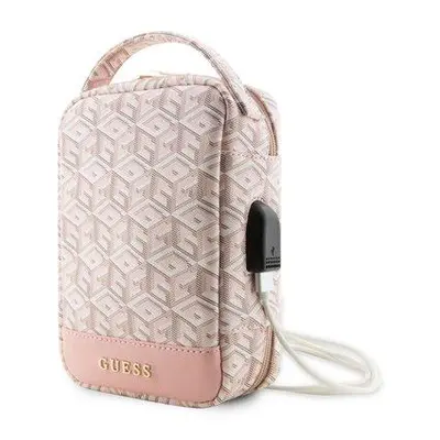 Guess PU G Cube Travel Universal Bag růžový