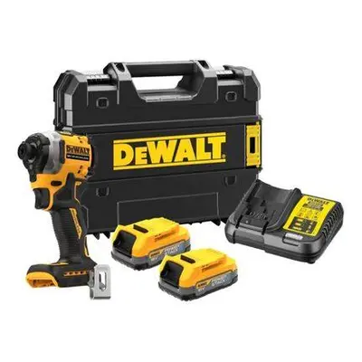 DEWALT DCF850E2T Aku rázový utahovák 1/4" 18V 2x1,7Ah POWERSTACK