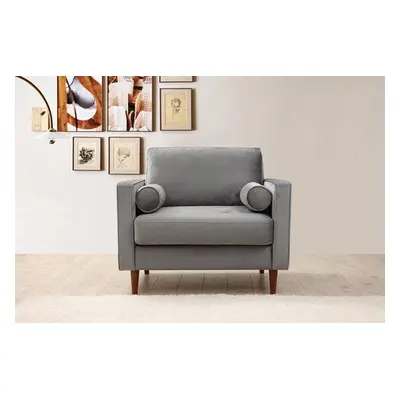 Atelier del Sofa Wing Chair Rome - Light Grey