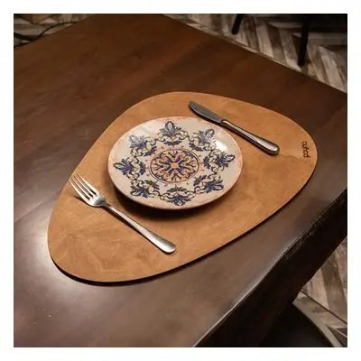 Hermia Table Mat Set (4 Pieces) Pear - Walnut