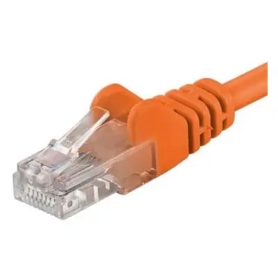 PremiumCord sputp03E Patch, UTP RJ45-RJ45 level 5e, 3m, oranžový