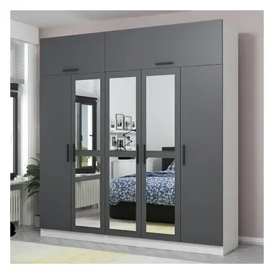 Hanah Home Wardrobe Kale - 5249 Anthracite