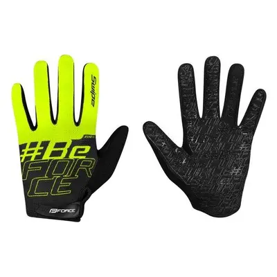 FORCE MTB SWIPE letní rukavice, černo-fluo vel.XXL