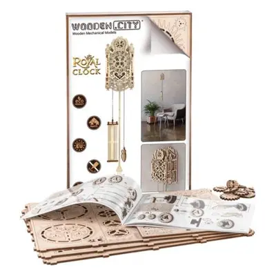 WOODEN CITY 3D puzzle Královské hodiny 126 ks