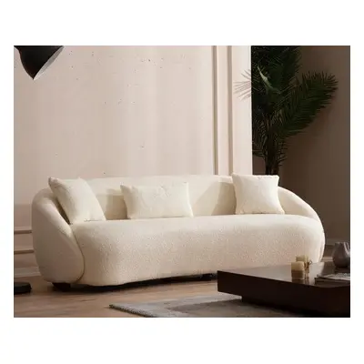 Atelier del Sofa 3-Seat Sofa Napoli Cream Bouclette