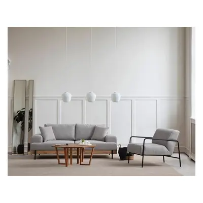 Atelier del Sofa 3-Seat Sofa Eti Oak 3 Seater -Grey