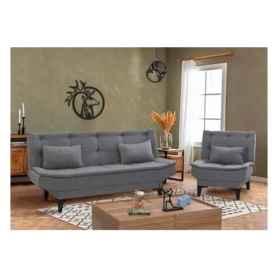 Atelier del Sofa Sofa-Bed Set Santo-S-94216 - Dark Grey