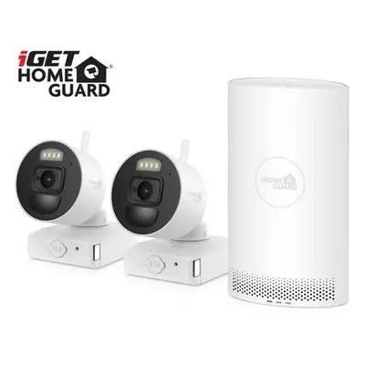 Kamerový set iGET HOMEGUARD HGNVK88002P Wire-free FullHD NVR 8CH + 2x bateriová kamera HGNVK686C