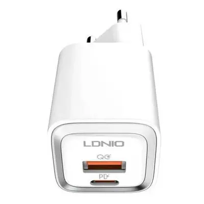 Nástěnná nabíječka MFi LDNIO A2318M, USB-C+USB, USB-C na Lightning 20W